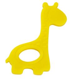 Прорезыватель для зубов Курносики Жираф, каучук, желтый (7048 жовт)