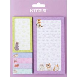Блок бумаги с клейким слоем Kite Bread cat набор (K22-299-1)