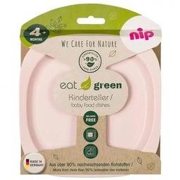 Тарелочки Nip Зеленая серия, 2 шт., розовый (37068)