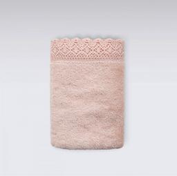 Рушник Irya Lacy Kopanakili pudra, 90х50 см, світло-рожевий (svt-2000022261050)