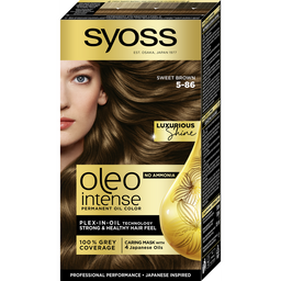 Стойкая краска для волос Syoss Oleo Intense 5-86, Карамельный каштановый, 115 мл