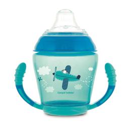 Поильник-непроливайка с силиконовым носиком Canpol babies Toys, 230 мл, синий (56/502_blu)