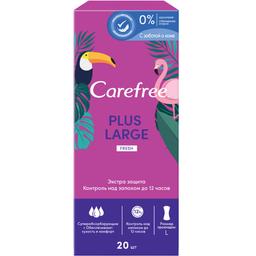 Щоденні прокладки Carefree Plus Large ароматизовані 20 шт.