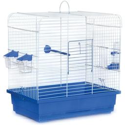 Клетка для птиц Лорі Инесса, цинк, 48х31х51 см, синяя