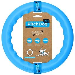 Кольцо для апортировки PitchDog 30, 28 см, голубой (62382)