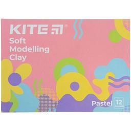Пластилін восковий Kite Fantasy Pastel 12 кольорів 240 г (K22-1086-2P)
