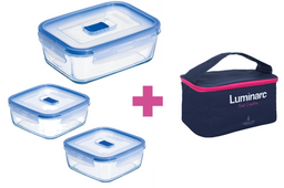 Набір контейнерів із сумкою Luminary Pure box active, 3 шт. (6498647)