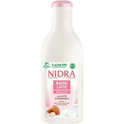 Піна для ванни та душу Nidra Bagnolatte Delicato ніжна з мигдальним молочком 750 мл