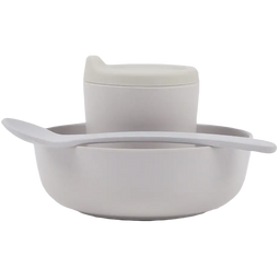 Набор посуды Ekobo Bambino Baby Feeding Set Cloud, 3 предмета, светло-серый (71722)