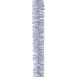 Мішура Novogod'ko 5 см 2 м срібло з білими кінчиками (980391)