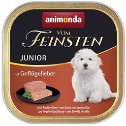 Вологий корм для цуценят Animonda Vom Feinsten Junior with Poultry liver, з печінкою птиці, 150 г