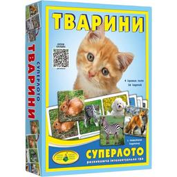 Настольная игра Київська фабрика іграшок Суперлото Животные