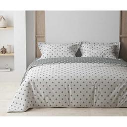 Комплект постельного белья ТЕП Happy Sleep Grey Dots полуторный бело-серый (2-03794_25116)