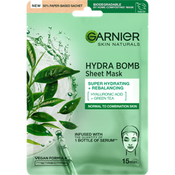 Тканинна маска для обличчя Garnier Skin Naturals Зволоження та Свіжість, 32 г (C5513201)