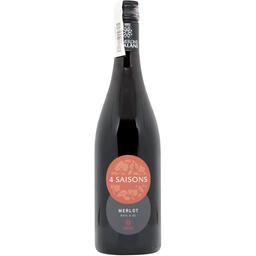 Вино Vignerons Catalans IGP Pays d'Oc 4 Saisons Merlot, красное, сухое, 0,75 л (8000019582646)