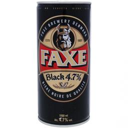 Пиво Faxe Black, темное, 4,7%, ж/б, 1 л (549927)