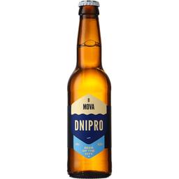 Пиво MOVA Dnipro Beer of the City, светлое, нефильтрованное, 4,6%, 0,33 л