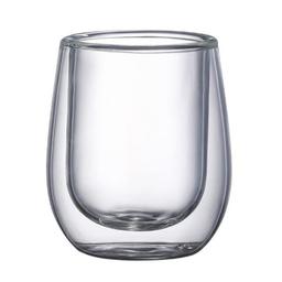 Набор чашек Ardesto с двойными стенками для эспрессо, 80 мл, прозрачное стекло (AR2608G)