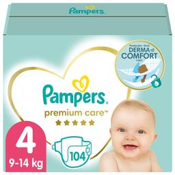 Підгузки Pampers Premium Care 4 (9-14 кг), 104 шт.