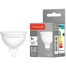 Светодиодная лампа Titanum LED MR16 6W GU5.3 4100K (TLMR1606534)