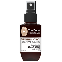 Сыворотка для волос The Doctor Health & Care Tar With Ichthyol + Sebo-Stop Complex Dermatological Scalp serum, 118 мл