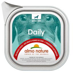 Вологий корм для собак Almo Nature Daily Dog, з яловичиною та картоплею,100 г (223)