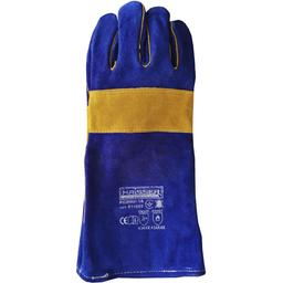 Перчатки замшевые Haisser 211523 с усиленной ладонью и большим пальцем с кевларовой нитью синие
