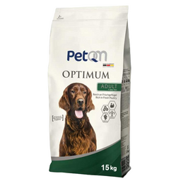 Cухий корм для дорослих собак PetQM Dog Optimum Adult rich in Fresh Poultry, з свіжою птицею, 15 кг (701532)