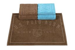 Набір U.S.Polo Assn, 5 предметів, блакитний, бежевий (2000008458580)