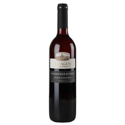 Вино Badagoni Алазанська Долина, червоне, напівсолодке, 0.75 л