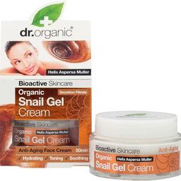 Гель-крем для обличчя з екстрактом секрету равлика Dr. Organic Bioactive Skincare Snail Gel Cream 50 мл