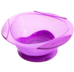 Тарелка на присоске Baby Team, 280 мл, фиолетовый (6004_фиолетовый)