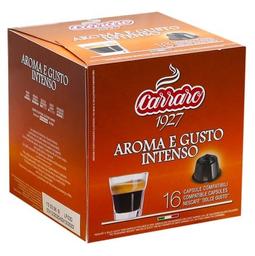 Кава в капсулах Carraro Dolce Gusto Aroma E Gusto Intenso, 16 капсул