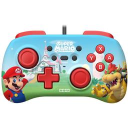 Геймпад проводной Horipad Mini (Super Mario) для Nintendo Switch, Blue/Red (873124009019)