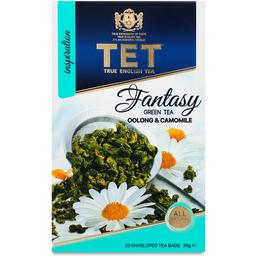 Чай зелений TET Fantasy з додаванням трав, 35 г (20 шт. по 1,75 г) (842103)