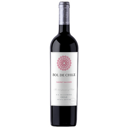 Вино Sol de Chile Cabernet Sauvignon, красное сухое, 13,5%, 2017, 0,75 л