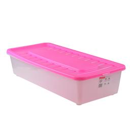 Ящик пластиковий під ліжко Heidrun Boxmania, 35 л, рожевий (1561)