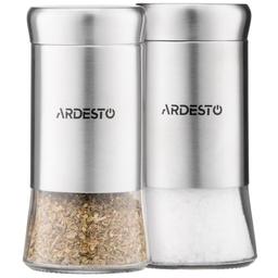 Набор емкостей для соли и перца Ardesto Gemini, нержавеющая сталь, стекло, 2 предмета (AR1511SS)