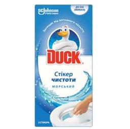 Стикер чистоты для унитаза Duck Морской, 3 шт.