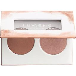 Подвійні тіні для повік Lumene Bright Eyes Eyeshadow Duo, відтінок Earthy Nudes, 3.2 г