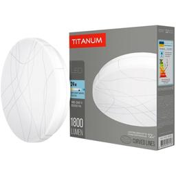 Світильник настінно-стельовий Titanum LED 24W 5000K Криві лінії (TLCL-245CL)