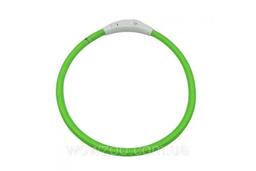 Ошейник для собак Croci LED, USB, светящийся, зеленый, 40 см (C5158678)
