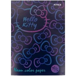 Бумага цветная Kite Hello Kitty неоновая А4 10 листов 5 цветов (HK21-252)