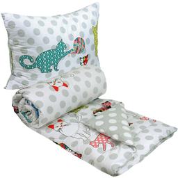 Набор силиконовый демисезонный Руно Cat: подушка, 50х70 см + одеяло, 205х140 см (924.137Саt)