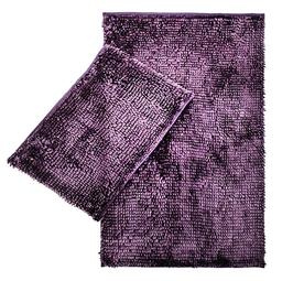 Набір килимків у ванну кімнату Izzihome Lilo, 60х40, 100х60 см, Purple (2200000545244)