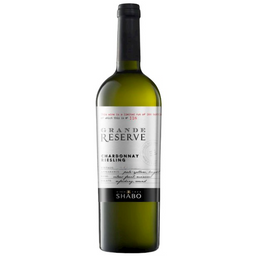 Вино Shabo Grande Reserve Шардоне Рислінг, біле, сухе, 13,6%, 0,75 л