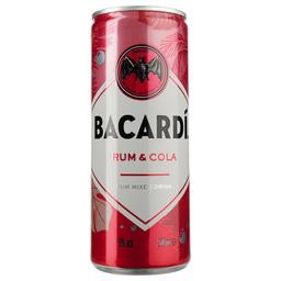 Напиток алкогольний Bacardi Rum-Cola, 5%, ж/б, 0,25 л