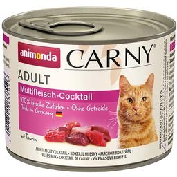Вологий корм для котів Animonda Carny Adult Multi Meat Cocktail, мультим'ясний коктейль, 200 г