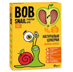Натуральні цукерки Bob Snail Равлик Боб Яблуко та Гарбуз, 60 г