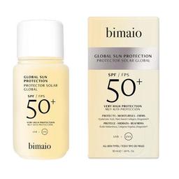 Сонцезахисний крем для обличчя Bimaio Global Sun Protection SPF50+, 50 мл